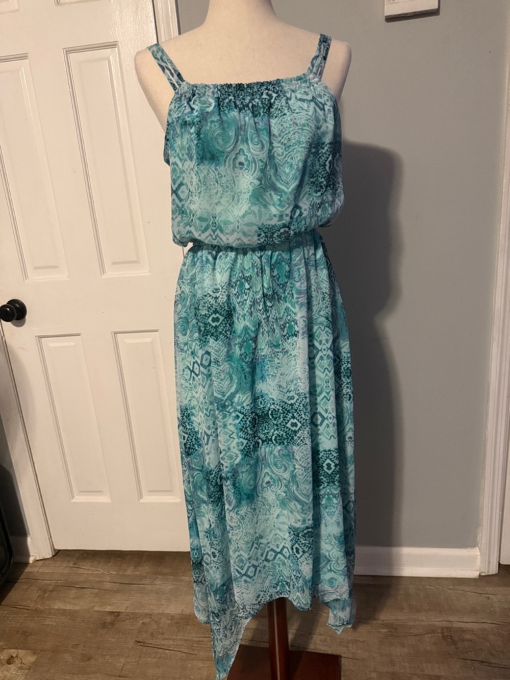 Maxi Dress with Spaghetti Straps